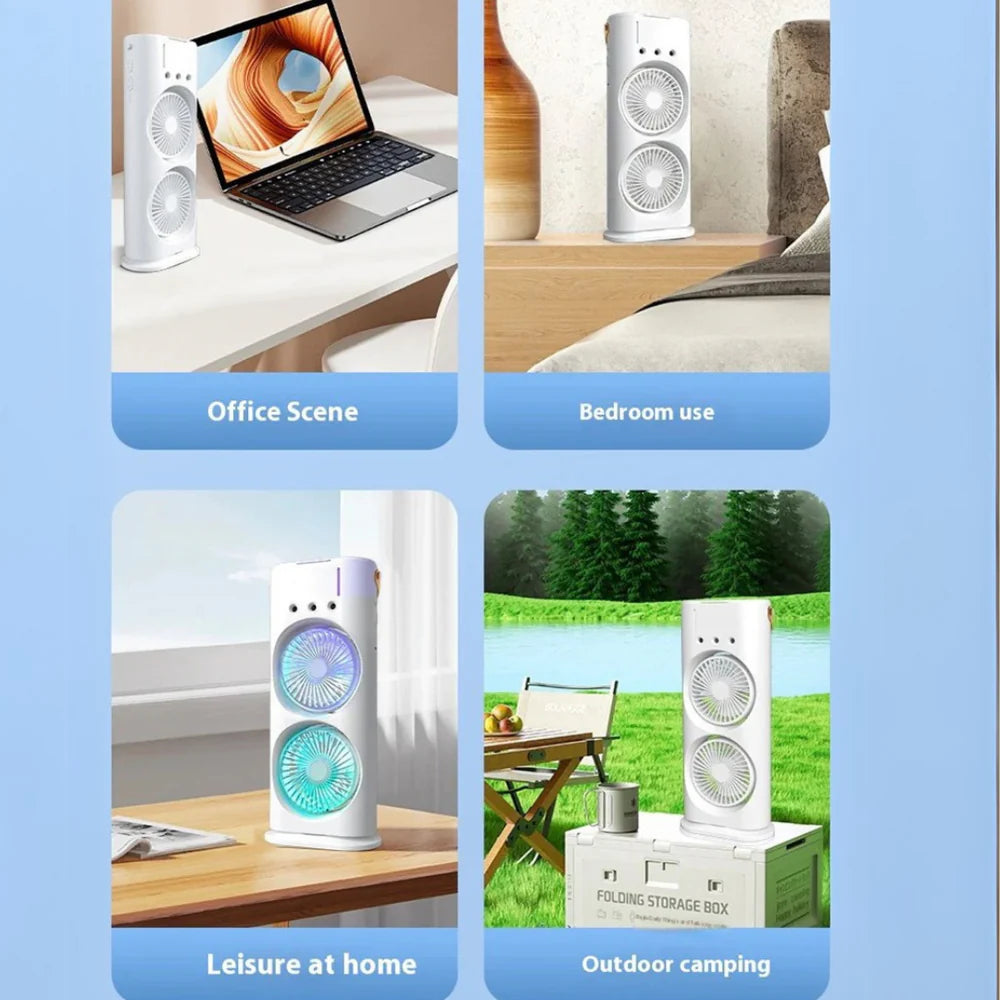 Dual Breeze Mist Double-Ended Spray Fan