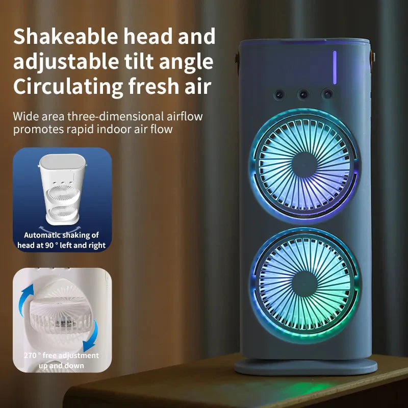 Dual Breeze Mist Double-Ended Spray Fan