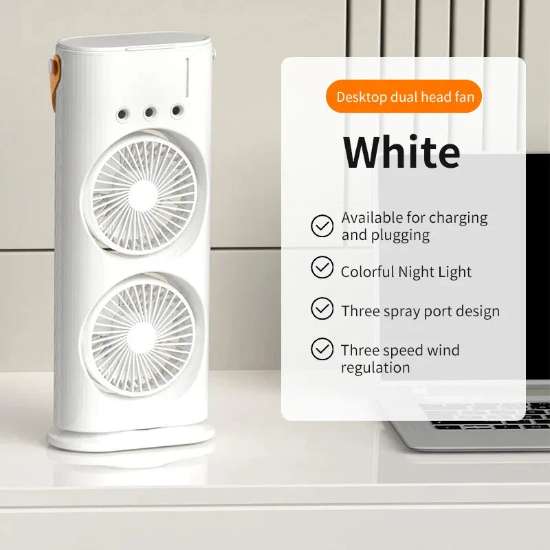 Dual Breeze Mist Double-Ended Spray Fan